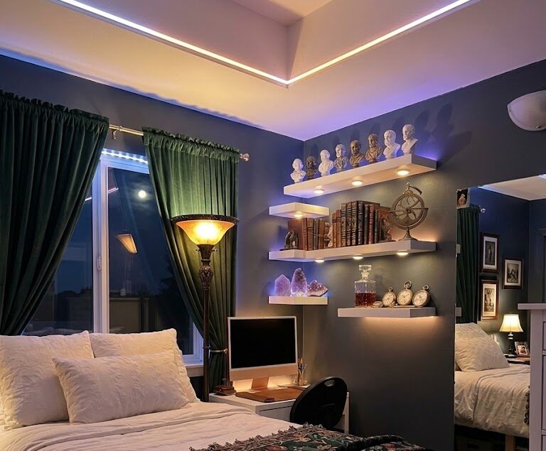 den led phong ngu