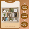 Kệ sách treo tường bằng gỗ