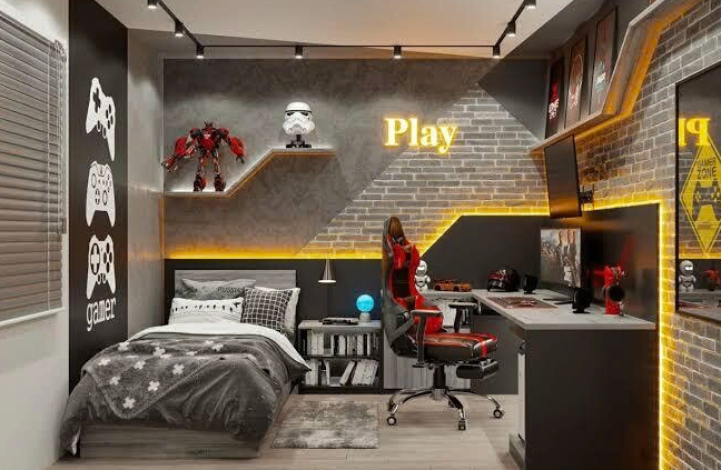 Decor phòng ngủ theo phong cách Gaming